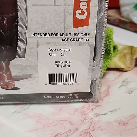 ADULT HALLOWEEN COSTUME GLORIOUS GLADIATOR SIZE XL 160-180LBS NWT - Picture 5 of 8